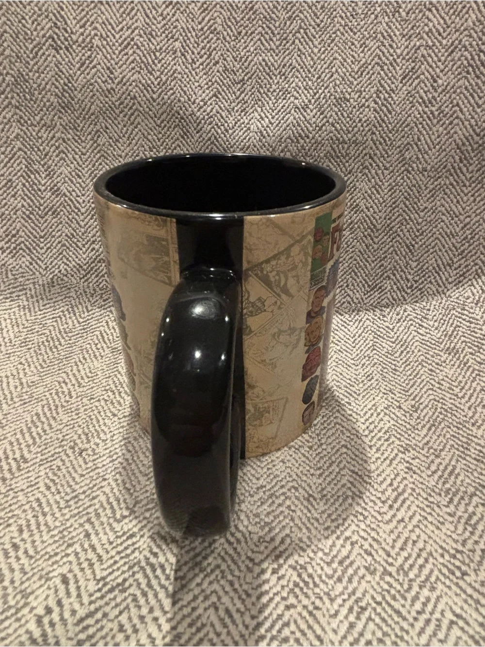 Marvel Fantastic Four Comic Cover Mug - Black Interior & Handle